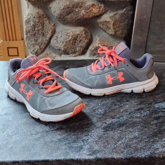Under Armour Girls Rave Running Sneakers Size 5 - Picture 2 of 15